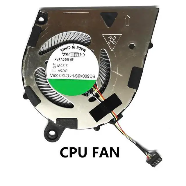 Alt view image 6 of 7 - CPU + GPU Cooling Fans Suitable for Lenovo IdeaPad FLEX-14API FLEX-15API FLEX-14IML FLEX-14IWL for Yoga C340-14API C340-14IML C340-14IWL 81SS0005US 2-in-1 Series Laptop Cooler Fan 5V 2.25W 4Pin (CPU)