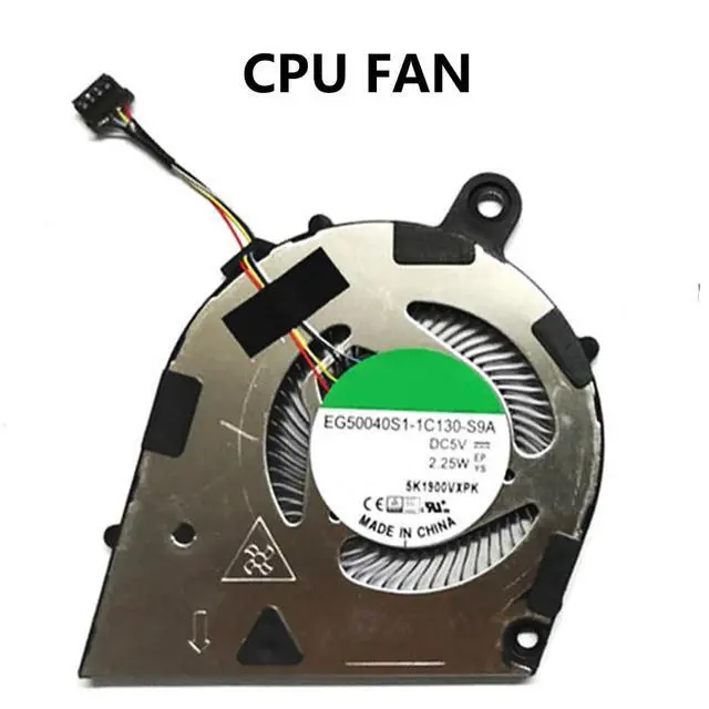 Alt view image 6 of 7 - CPU + GPU Cooling Fans Suitable for Lenovo IdeaPad FLEX-14API FLEX-15API FLEX-14IML FLEX-14IWL for YOGA C340-14API C340-14IML C340-14IWL 81SS0005US 2-in-1 Series Laptop Cooler FAN 5V 2.25W 4Pin (2PCS)