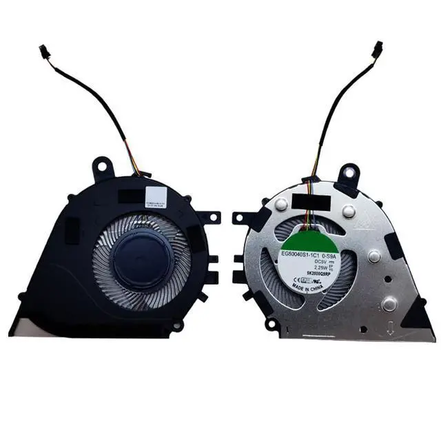 Alt view image 5 of 7 - CPU + GPU Cooling Fans Suitable for Lenovo IdeaPad FLEX-14API FLEX-15API FLEX-14IML FLEX-14IWL for Yoga C340-14API C340-14IML C340-14IWL 81SS0005US 2-in-1 Series Laptop Cooler Fan 5V 2.25W 4Pin (GPU)