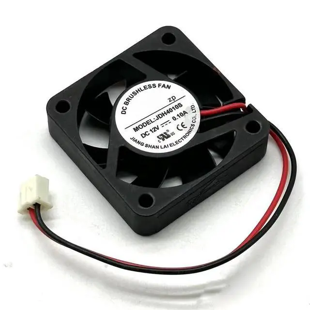 Alt view image 2 of 5 - 4010 JDH4010S 12V 0.10A 4CM 40 * 10MM 40×40×10mm 2-Wire Cooling Fan