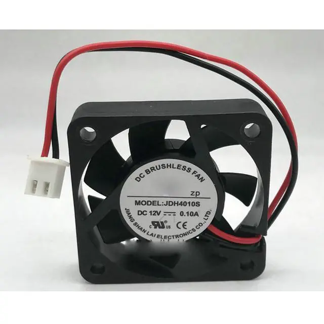 Alt view image 4 of 5 - 4010 JDH4010S 12V 0.10A 4CM 40 * 10MM 40×40×10mm 2-Wire Cooling Fan