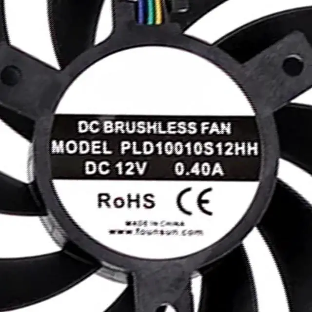 Alt view image 4 of 6 - Graphics Card Cooling Fans Suitable for MSI RTX 3050 3060 3060TI Gaming X RX 6600XT 6700XT Gaming X Series Desktop PLD10010S12HH 95mm 12V 0.40A 4Pin Video Card Cooler Fans GPU Fan (2PCS)
