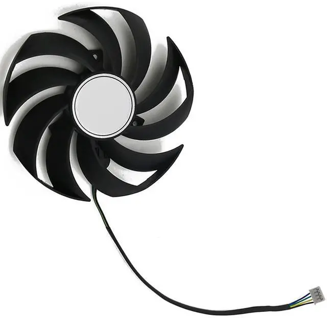 Alt view image 7 of 7 - Graphics Card Cooling Fans Suitable for MSI RTX 3050 3060 3060TI Gaming X RX 6600XT 6700XT Gaming X Series Desktop PLD10010S12HH 95mm 12V 0.40A 4Pin Video Card Cooler Fans GPU Fan (Fan-A)