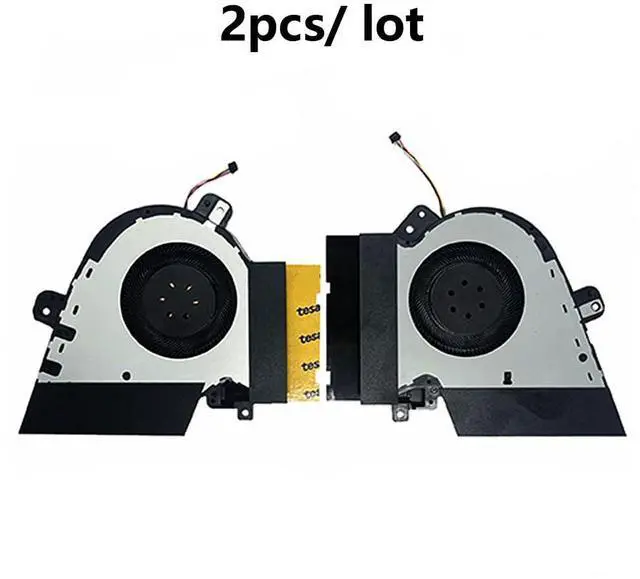 Alt view image 2 of 7 - CPU + GPU Cooling Fans Suitable for ASUS ROG Zephyrus GX502GW GX502GV GX502LWS GU502GW GU502GV GU502LW GU502LV GU502DU GU502LWS GU502LU GU502GU Series DFS200912210T + DFSCK221051821 (2PCS)