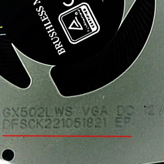 Alt view image 3 of 7 - CPU + GPU Cooling Fans Suitable for ASUS ROG Zephyrus GX502GW GX502GV GX502LWS GU502GW GU502GV GU502LW GU502LV GU502DU GU502LWS GU502LU GU502GU Series DFS200912210T + DFSCK221051821 (2PCS)