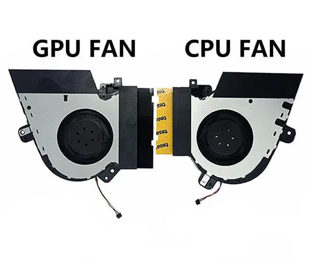 Alt view image 7 of 7 - CPU + GPU Cooling Fans Suitable for ASUS ROG Zephyrus GX502GW GX502GV GX502LWS GU502GW GU502GV GU502LW GU502LV GU502DU GU502LWS GU502LU GU502GU Series DFS200912210T + DFSCK221051821 (2PCS)