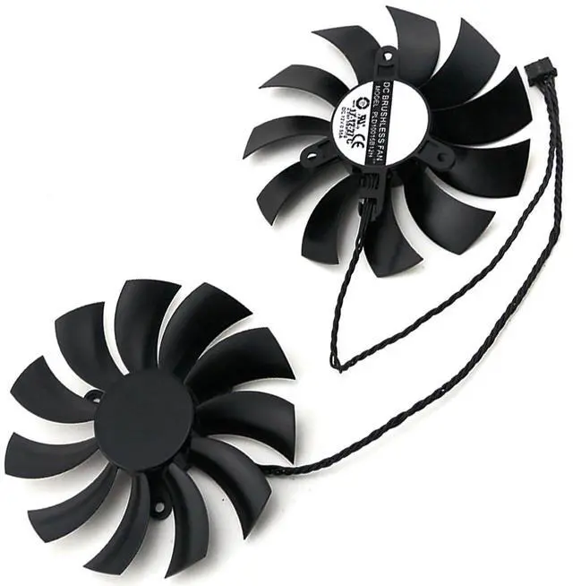 Main image of Graphics Card Cooling Fans Suitable for EVGA GTX 1070 1070ti 1080 FTW ACX Series Desktop PLD10015B12H 95mm 12V 0.55A 4 Pin Video Card Cooler Fans GPU Fan