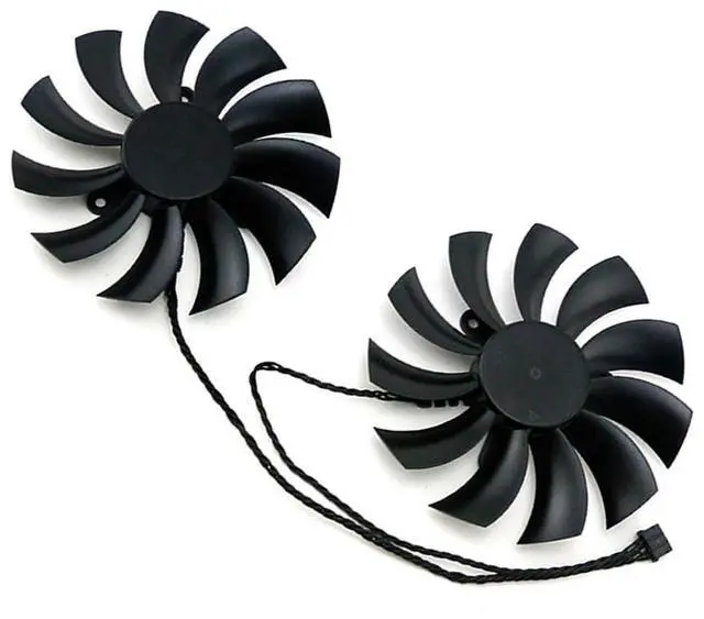 Alt view image 7 of 7 - Graphics Card Cooling Fans Suitable for EVGA GTX 1070 1070ti 1080 FTW ACX Series Desktop PLD10015B12H 95mm 12V 0.55A 4 Pin Video Card Cooler Fans GPU Fan