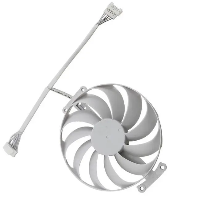Alt view image 7 of 7 - Graphics Card Cooling Fan Replacement for ASUS ROG Strix RTX 3070 3080 3090 White Gaming Series CF1010U12S 95mm 12V 0.45A 7Pin Video Card Cooler Fans GPU Fan (Fan-C)