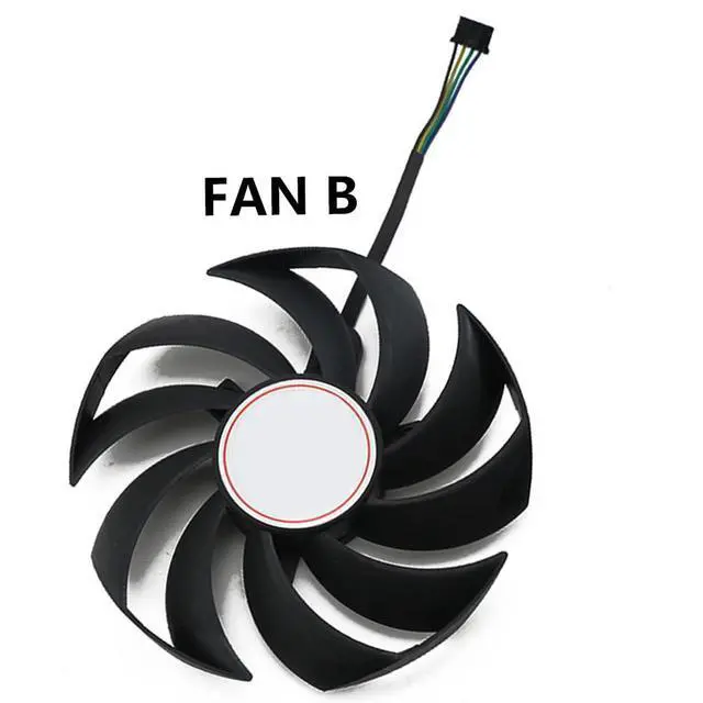 Alt view image 7 of 7 - Graphics Card Cooling Fans Suitable for MSI RX 6800 6800XT 6900XT RTX 3060 3060TI 3070 3070TI 3080 3080TI 3090 Gaming X Trio Series Desktop PLD09210S12HH 90mm 0.40A 4Pin (Fan-B)