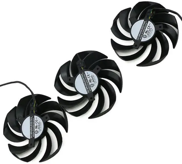 Main image of Graphics Card Cooling Fans Suitable for MSI RX 6800 6800XT 6900XT RTX 3060 3060TI 3070 3070TI 3080 3080TI 3090 Gaming X Trio Series Desktop PLD09210S12HH 90mm 0.40A 4Pin (3PCS)