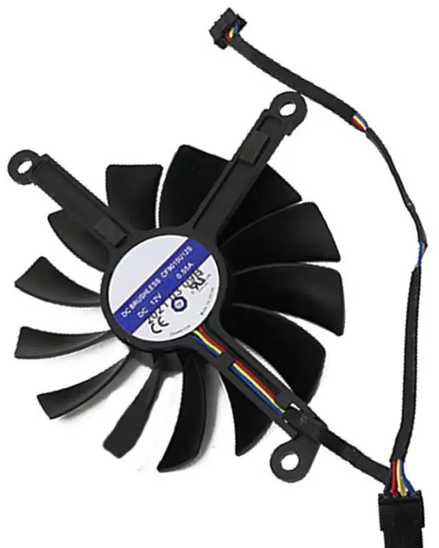 Main image of Graphics Card Cooling Fans Suitable for XFX Radeon RX 6700 6700XT 6750 6750XT Qick/MERC Series CF1015U12S CF9015U12S 12V 0.55A 85mm 4Pin Desktop Video Card Cooler Fans GPU Fan (Fan-C)