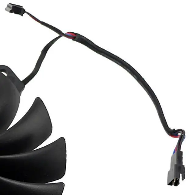 Alt view image 6 of 7 - Graphics Card Cooling Fans Suitable for XFX Radeon RX 6700 6700XT 6750 6750XT Qick/MERC Series CF1015U12S CF9015U12S 12V 0.55A 85mm 4Pin Desktop Video Card Cooler Fans GPU Fan (Fan-B)
