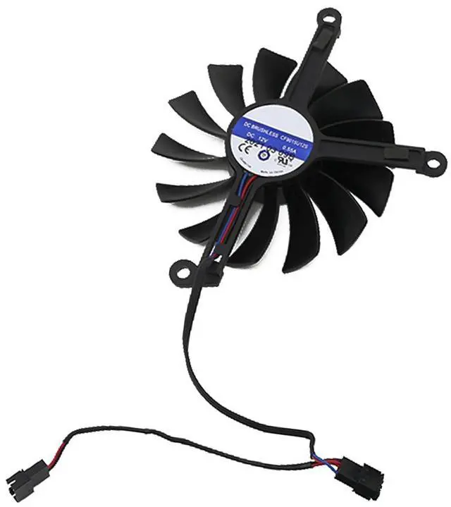 Main image of Graphics Card Cooling Fans Suitable for XFX Radeon RX 6700 6700XT 6750 6750XT Qick/MERC Series CF1015U12S CF9015U12S 12V 0.55A 85mm 4Pin Desktop Video Card Cooler Fans GPU Fan (Fan-A)