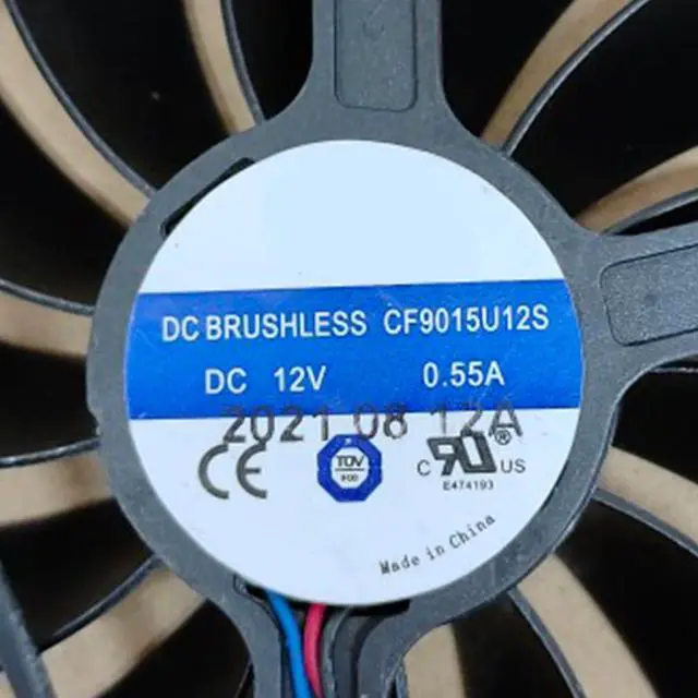 Alt view image 5 of 7 - Graphics Card Cooling Fans Suitable for XFX Radeon RX 6700 6700XT 6750 6750XT Qick/MERC Series CF1015U12S CF9015U12S 12V 0.55A 85mm 4Pin Desktop Video Card Cooler Fans GPU Fan (Fan-A)