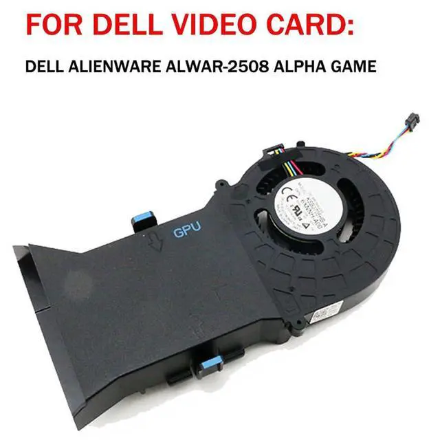 Alt view image 2 of 7 - Graphics Card Cooling Fans Suitable for DELL Alienware ALWAR-2508 Alpha Game Series KSB0705HB-A 6XNNH-A00 5V 1.0A 4Pin Desktop Video Card Cooler Fans GPU Fan