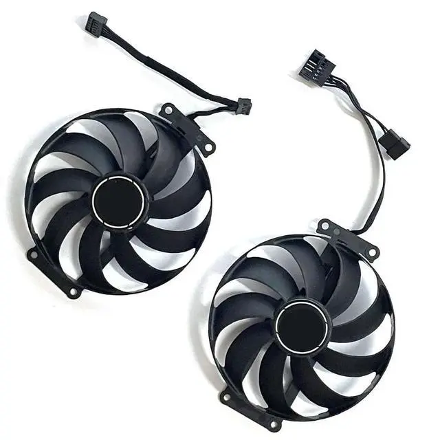 Alt view image 5 of 6 - Graphics Card Cooling Fan Replacement for ASUS RTX 2060 2070Ti 3060 3060Ti Mini Dual GTX1660Ti Dual EVO GTX 1660 1660S OC Gaming Series 90MM PLA09215S12H 12V 0.55A 6PIN Video Card Cooler (2PC)