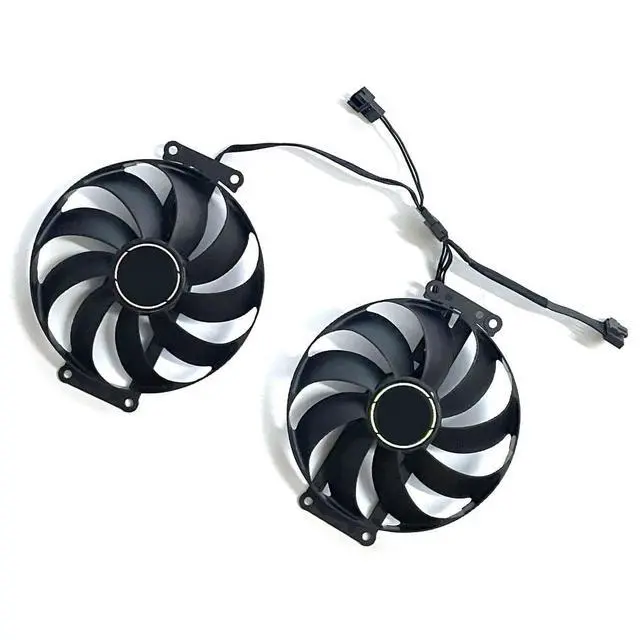 Alt view image 6 of 6 - Graphics Card Cooling Fan Replacement for ASUS RTX 2060 2070Ti 3060 3060Ti Mini Dual GTX1660Ti Dual EVO GTX 1660 1660S OC Gaming Series 90MM PLA09215S12H 12V 0.55A 6PIN Video Card Cooler (2PC)