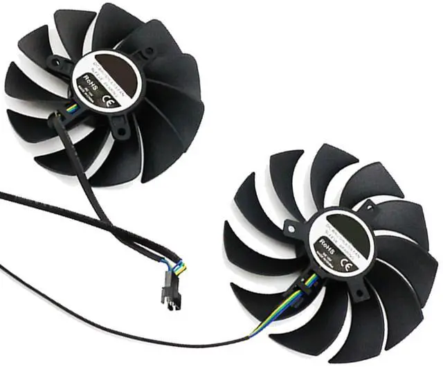 Main image of Graphics Card Cooling Fans Suitable for ZOTAC RTX 3070 3070ti Twin Edge Series Desktop CFM10012H12SPA 88mm 100mm 12V 4Pin Video Card Cooler Fans GPU Fan (2pcs)
