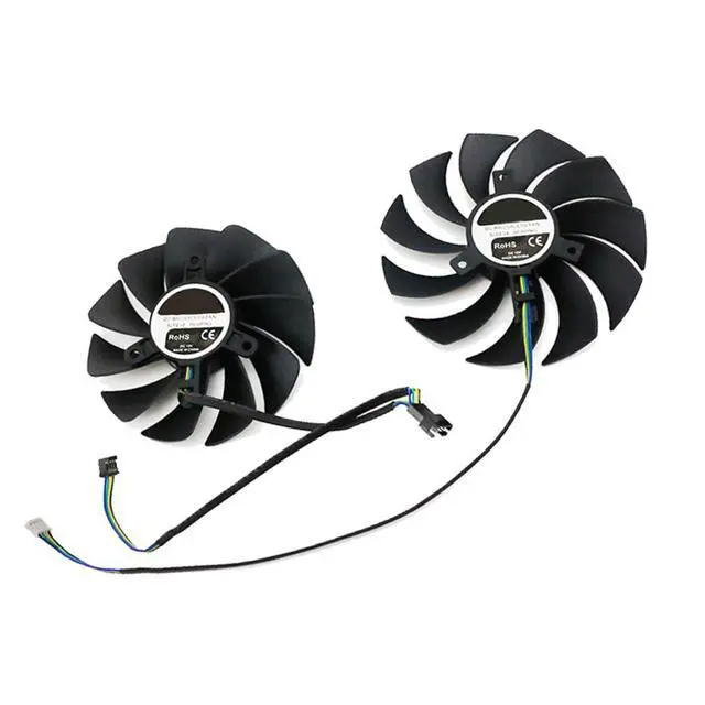 Alt view image 6 of 7 - Graphics Card Cooling Fans Suitable for ZOTAC RTX 3070 3070ti Twin Edge Series Desktop CFM10012H12SPA 88mm 100mm 12V 4Pin Video Card Cooler Fans GPU Fan (2pcs)