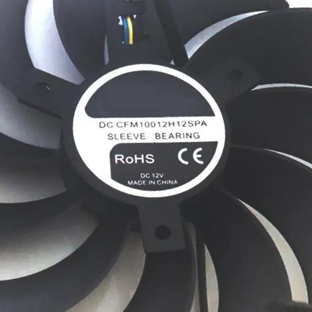 Alt view image 4 of 6 - Graphics Card Cooling Fans Suitable for ZOTAC RTX 3070 3070ti Twin Edge Series Desktop CFM10012H12SPA 88mm 100mm 12V 4Pin Video Card Cooler Fans GPU Fan (Fan-A)