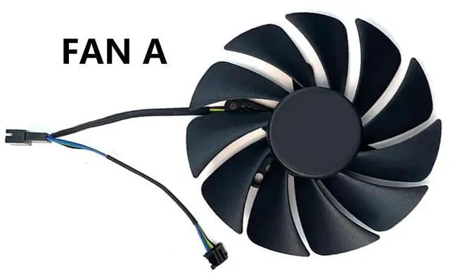 Alt view image 6 of 6 - Graphics Card Cooling Fans Suitable for ZOTAC RTX 3070 3070ti Twin Edge Series Desktop CFM10012H12SPA 88mm 100mm 12V 4Pin Video Card Cooler Fans GPU Fan (Fan-A)