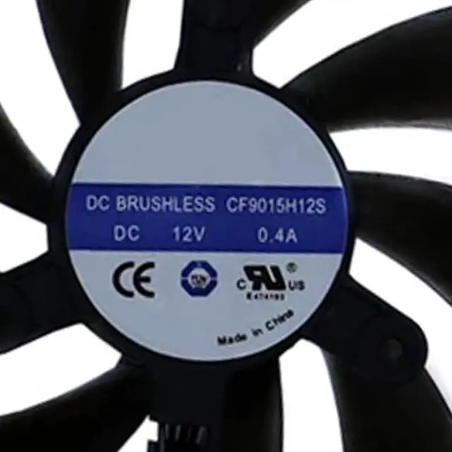 Alt view image 5 of 7 - Graphics Card Cooling Fans Suitable for ZOTAC RTX 2070S 2080 2080ti Twin Fan Series Desktop CF9015H12S 85mm 12V 0.40A 4Pin Video Card Cooler Fans GPU Fan (Fan-B)