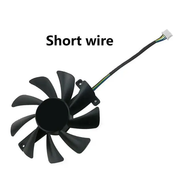 Alt view image 7 of 7 - Graphics Card Cooling Fans Suitable for ZOTAC RTX 2070S 2080 2080ti Twin Fan Series Desktop CF9015H12S 85mm 12V 0.40A 4Pin Video Card Cooler Fans GPU Fan (Fan-B)
