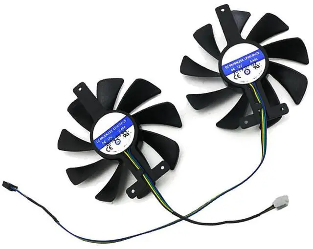Alt view image 6 of 7 - Graphics Card Cooling Fans Suitable for ZOTAC RTX 2070S 2080 2080ti Twin Fan Series Desktop CF9015H12S 85mm 12V 0.40A 4Pin Video Card Cooler Fans GPU Fan (2PCS)