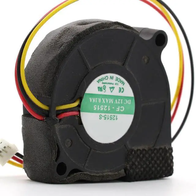 Alt view image 2 of 6 - 50mm Fan 5015 5cm CF-12515 DC 12V 0.18A Blower Cooling Fans 3-Wire Turbo Fan