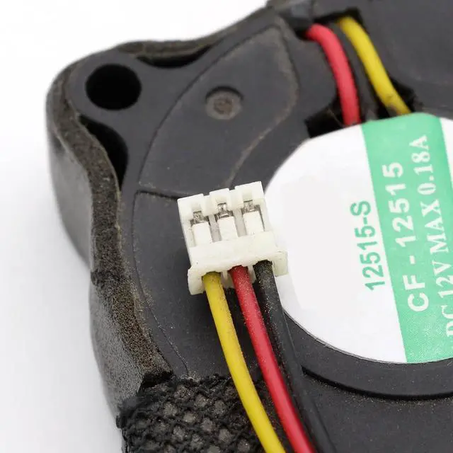 Alt view image 3 of 6 - 50mm Fan 5015 5cm CF-12515 DC 12V 0.18A Blower Cooling Fans 3-Wire Turbo Fan