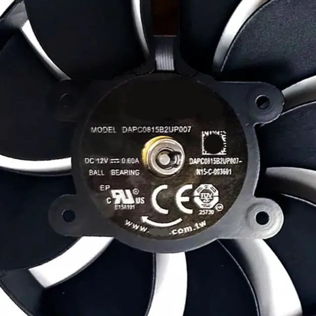 Alt view image 6 of 7 - Graphics Card Cooling Fans Suitable for NVIDIA GeForce RTX 3060 3060TI Founders Edition FE Series Desktop DAPC0815B2UP006 DAPC0815B2UP007 85mm 12V 0.6A 6Pin Video Card Cooler Fans GPU Fan (2PCS)