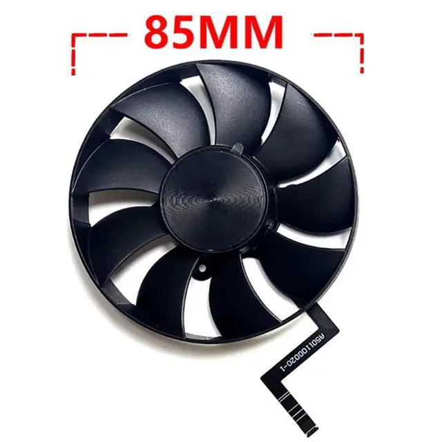 Alt view image 4 of 7 - Graphics Card Cooling Fans Suitable for NVIDIA GeForce RTX 3060 3060TI Founders Edition FE Series Desktop DAPC0815B2UP006 DAPC0815B2UP007 85mm 12V 0.6A 6Pin Video Card Cooler Fans GPU Fan (Fan-A)