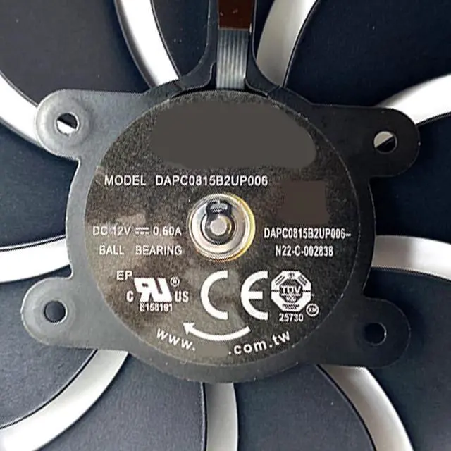 Alt view image 6 of 7 - Graphics Card Cooling Fans Suitable for NVIDIA GeForce RTX 3060 3060TI Founders Edition FE Series Desktop DAPC0815B2UP006 DAPC0815B2UP007 85mm 12V 0.6A 6Pin Video Card Cooler Fans GPU Fan (Fan-A)