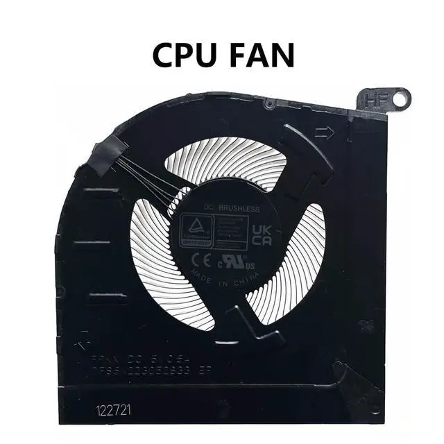 Alt view image 6 of 7 - CPU + GPU Cooling Fans Suitable for Lenovo Ideapad Gaming 3-15IAH7 3-15ARH7 3-16IAH7 Type: 82S9 82SA 82SC Laptop Cooler Fan 5V 0.5A 4 PIN DFS5K223052833 FPKX + DFS5K221153713 FPKW 5H40S20628 (2PCS)