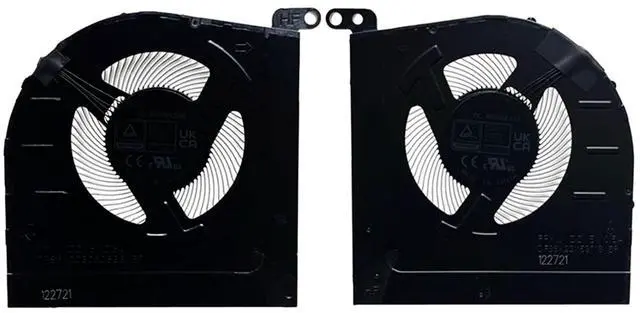 Main image of CPU + GPU Cooling Fans Suitable for Lenovo Ideapad Gaming 3-15IAH7 3-15ARH7 3-16IAH7 Type: 82S9 82SA 82SC Laptop Cooler Fan 5V 0.5A 4 PIN DFS5K223052833 FPKX + DFS5K221153713 FPKW 5H40S20628 (2PCS)