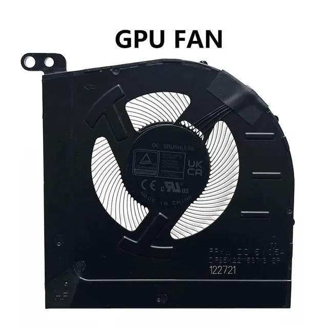 Alt view image 7 of 7 - CPU + GPU Cooling Fans Suitable for Lenovo Ideapad Gaming 3-15IAH7 3-15ARH7 3-16IAH7 Type: 82S9 82SA 82SC Laptop Cooler Fan 5V 0.5A 4 PIN DFS5K223052833 FPKX + DFS5K221153713 FPKW 5H40S20628 (2PCS)
