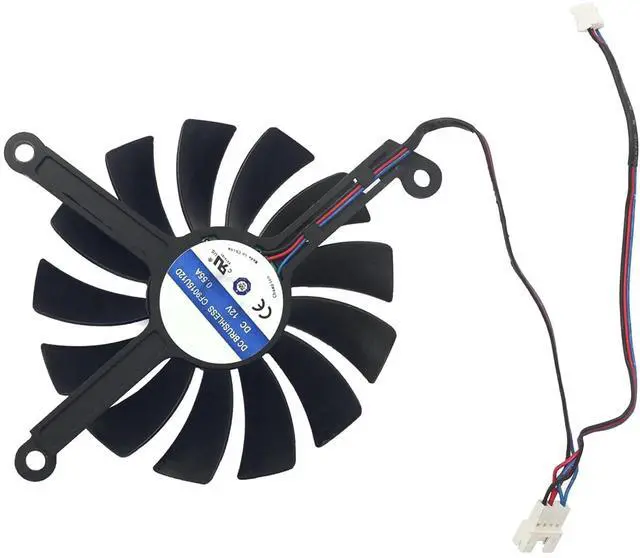 Main image of Graphics Card Cooling Fans Suitable for XFX RX 6800 6800XT 6900XT Speedster 319 Series Desktop Video Card Cooler Fans GPU Fan CF9015U12D 85MM CF1015U12D 95mm 12V 0.55A 4Pin (Fan-B)