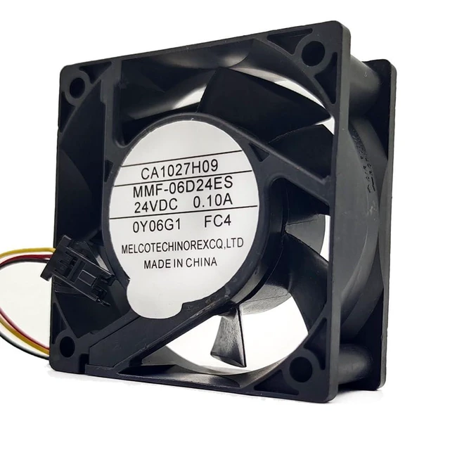 Alt view image 4 of 7 - MMF-06D24ES 60 * 60 * 25mm DC 24V Fan 0.10A 6CM 6025 Inverter Cooling Fan (3pin)