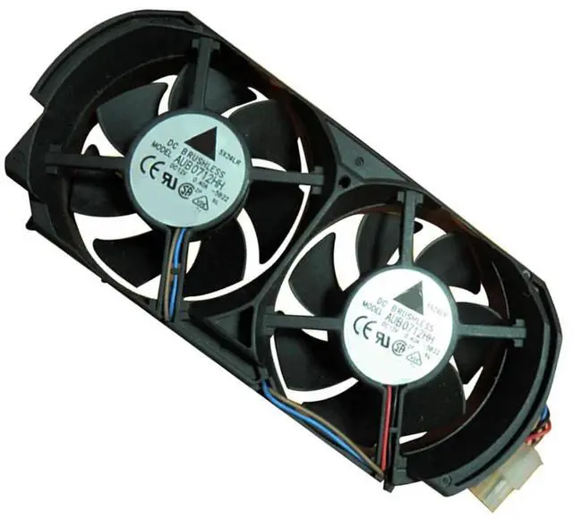 Main image of AUB0712HH Internal Heat Dissipation Enhanced Heatsink Dual Fans Suitable for Xbox360 Series Games Console Cooler Fan 12V 0.4A 4 PIN