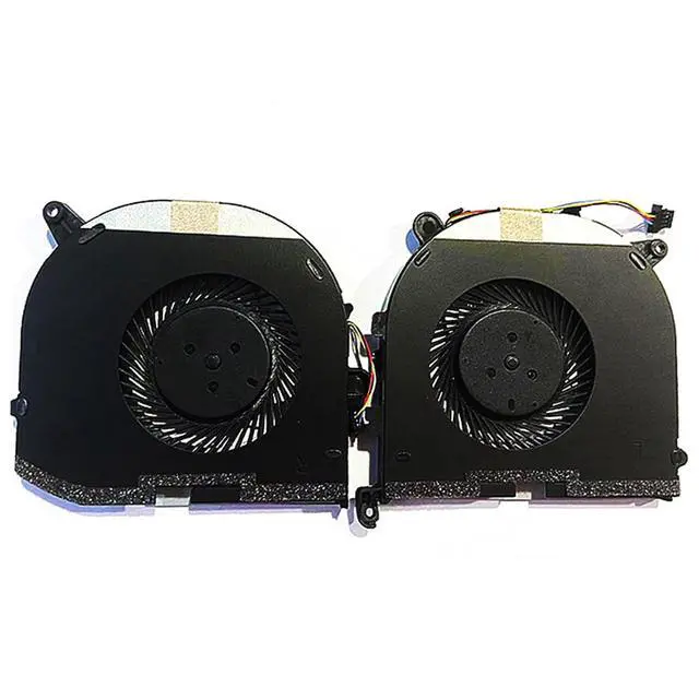 Alt view image 2 of 7 - CPU + GPU Cooling Fans Suitable for Dell XPS 15 9550 9560 P56F For Precision 5520 M5510 M5520 Series Laptop Cooler FAN 5V 0.5A 4 PIN DFS501105PR0T FJ6P + DFS501105PQ0T FJ6J P/N: 0VJ2HC + 0TK9J1 (2PCS)