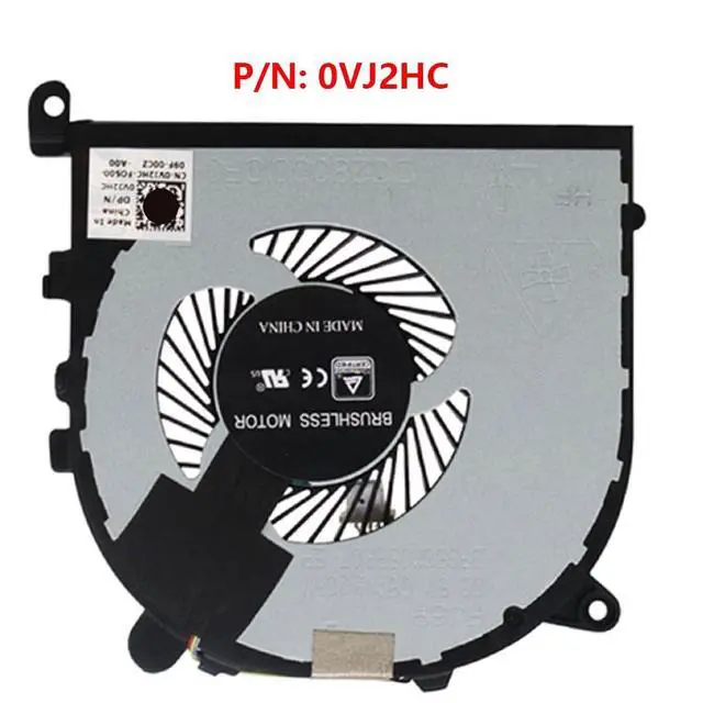 Alt view image 5 of 6 - CPU Cooling Fans Suitable for Dell XPS 15 9550 9560 P56F for Precision 5520 M5510 M5520 Series Laptop Cooler Fan 5V 0.5A 4 PIN DFS501105PR0T FJ6P + DFS501105PQ0T FJ6J P/N: 0VJ2HC + 0TK9J1 (CPU)