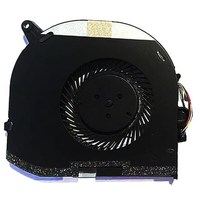 Alt view image 2 of 7 - GPU Cooling Fans Suitable for Dell XPS 15 9550 9560 P56F for Precision 5520 M5510 M5520 Series Laptop Cooler Fan 5V 0.5A 4 PIN DFS501105PR0T FJ6P + DFS501105PQ0T FJ6J P/N: 0VJ2HC + 0TK9J1 (GPU)