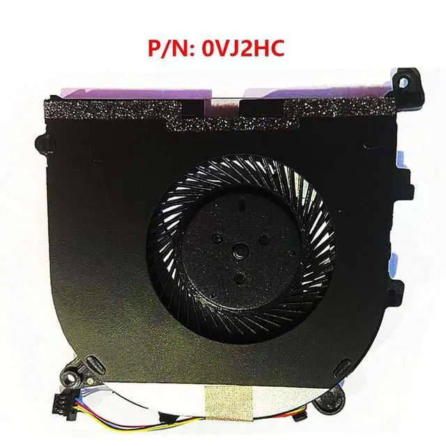 Alt view image 6 of 6 - CPU Cooling Fans Suitable for Dell XPS 15 9550 9560 P56F for Precision 5520 M5510 M5520 Series Laptop Cooler Fan 5V 0.5A 4 PIN DFS501105PR0T FJ6P + DFS501105PQ0T FJ6J P/N: 0VJ2HC + 0TK9J1 (CPU)