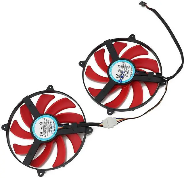 Main image of Graphics Card Cooling Fans Suitable for AMD Radeon R9 390X Engineering Sample Series Desktop FDC10U12D9-C 85mm 12V 0.45A 4Pin Video Card Cooler Fans GPU Fan