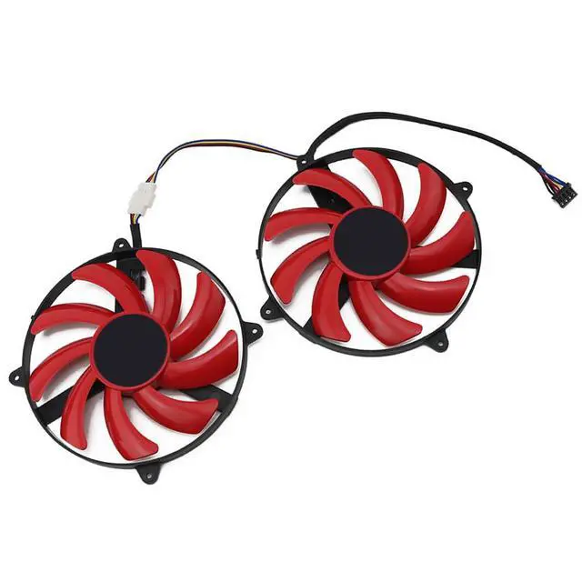 Alt view image 6 of 6 - Graphics Card Cooling Fans Suitable for AMD Radeon R9 390X Engineering Sample Series Desktop FDC10U12D9-C 85mm 12V 0.45A 4Pin Video Card Cooler Fans GPU Fan