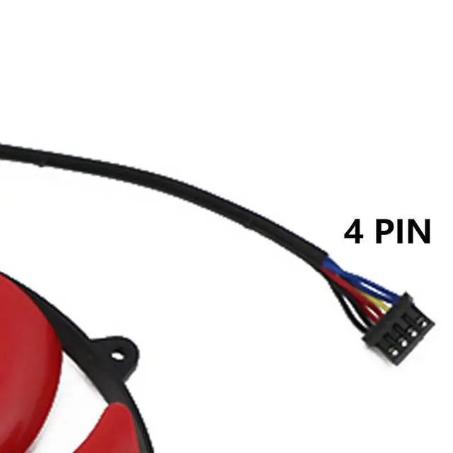 Alt view image 5 of 6 - Graphics Card Cooling Fans Suitable for AMD Radeon R9 390X Engineering Sample Series Desktop FDC10U12D9-C 85mm 12V 0.45A 4Pin Video Card Cooler Fans GPU Fan