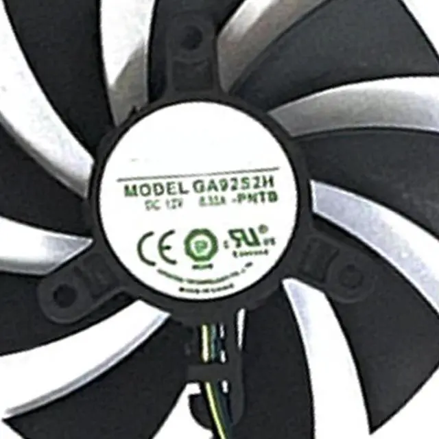 Alt view image 4 of 7 - Graphics Card Cooling Fans Suitable for ZOTAC RTX 2060 2060S 2070 2070S 2080 2080S 2080TI AMP Extreme Series Desktop GA92S2U 85mm 12V 0.46A 4Pin Video Card Cooler Fans GPU Fan (Fan-A)