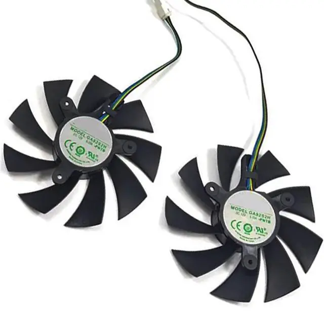 Main image of Graphics Card Cooling Fans Suitable for ZOTAC RTX 2060 2060S 2070 2070S 2080 2080S 2080TI AMP Extreme Series Desktop GA92S2U 85mm 12V 0.46A 4Pin Video Card Cooler Fans GPU Fan (Fan-A)
