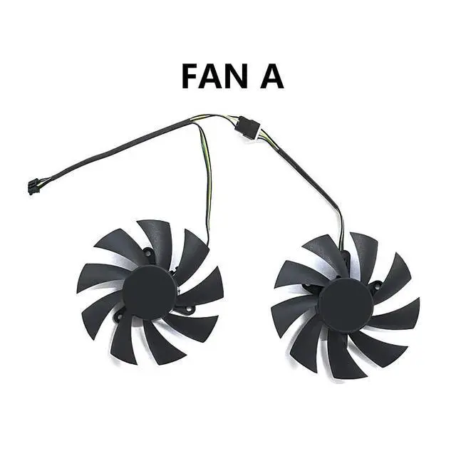 Alt view image 5 of 7 - Graphics Card Cooling Fans Suitable for ZOTAC RTX 2060 2060S 2070 2070S 2080 2080S 2080TI AMP Extreme Series Desktop GA92S2U 85mm 12V 0.46A 4Pin Video Card Cooler Fans GPU Fan (Fan-A)